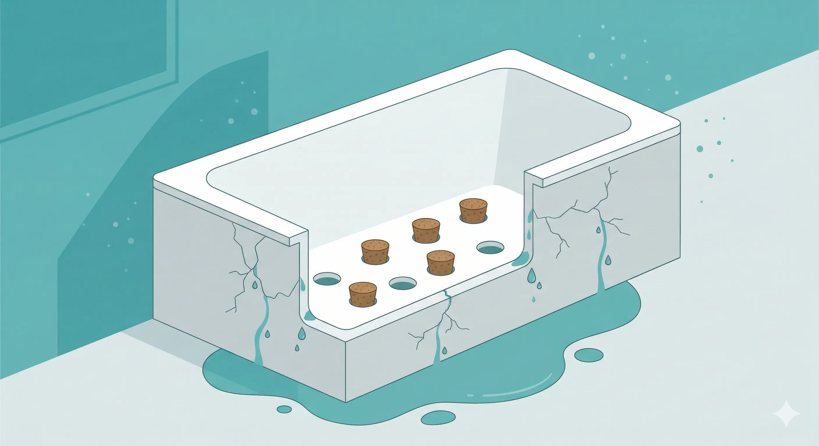 浴缸比喻老化多路徑