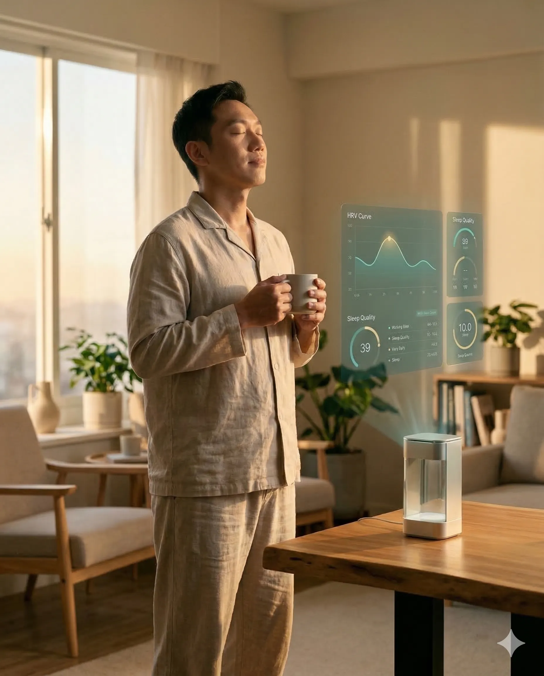 在清晨找回生活餘裕與健康數據