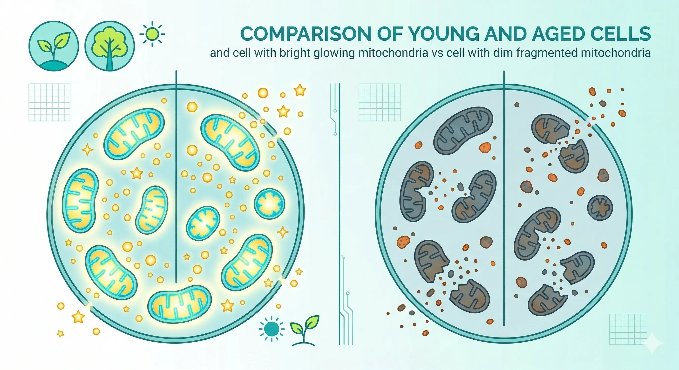 粒線體老化與細胞能量下降