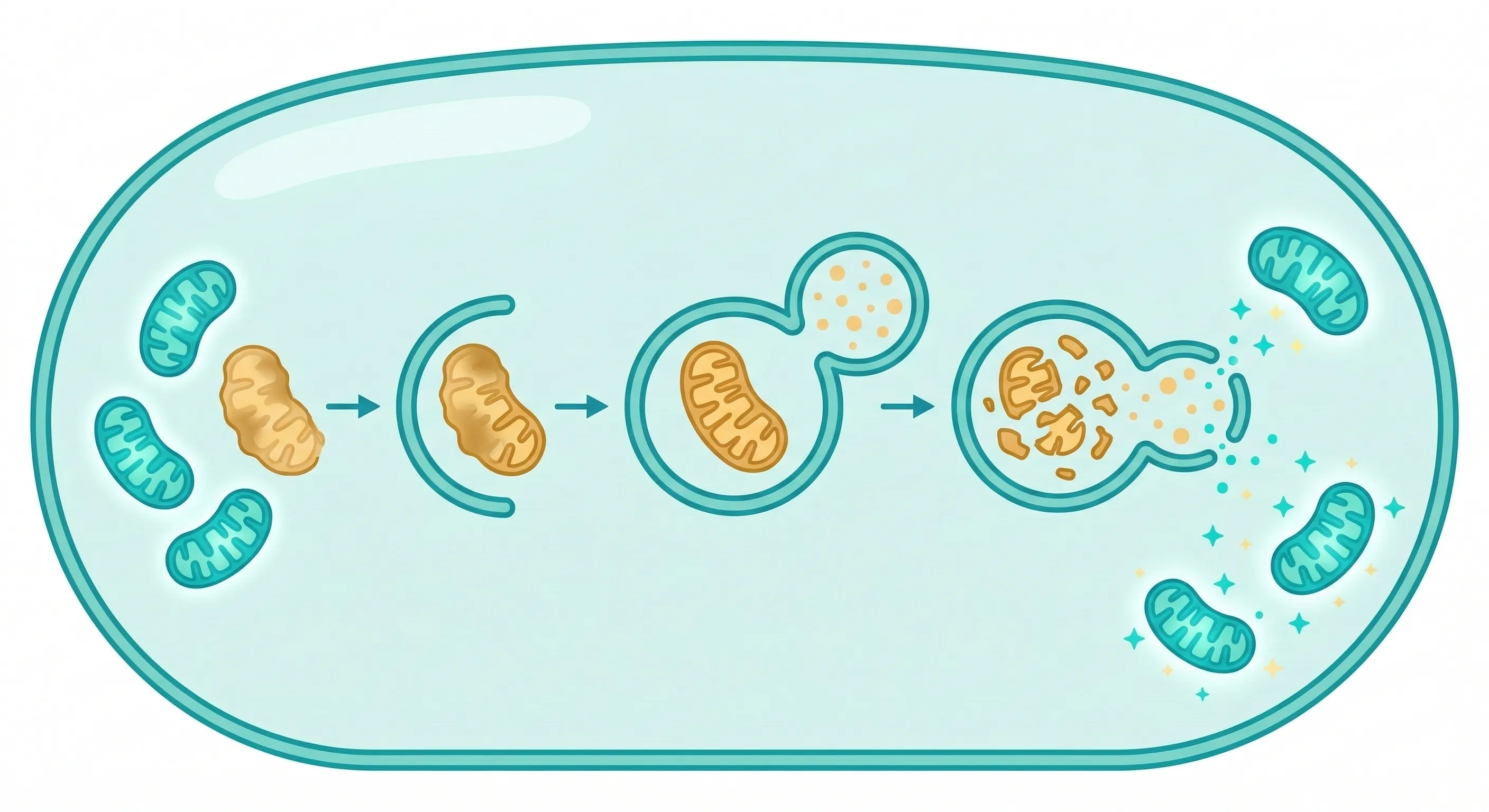 粒線體自噬清除過程