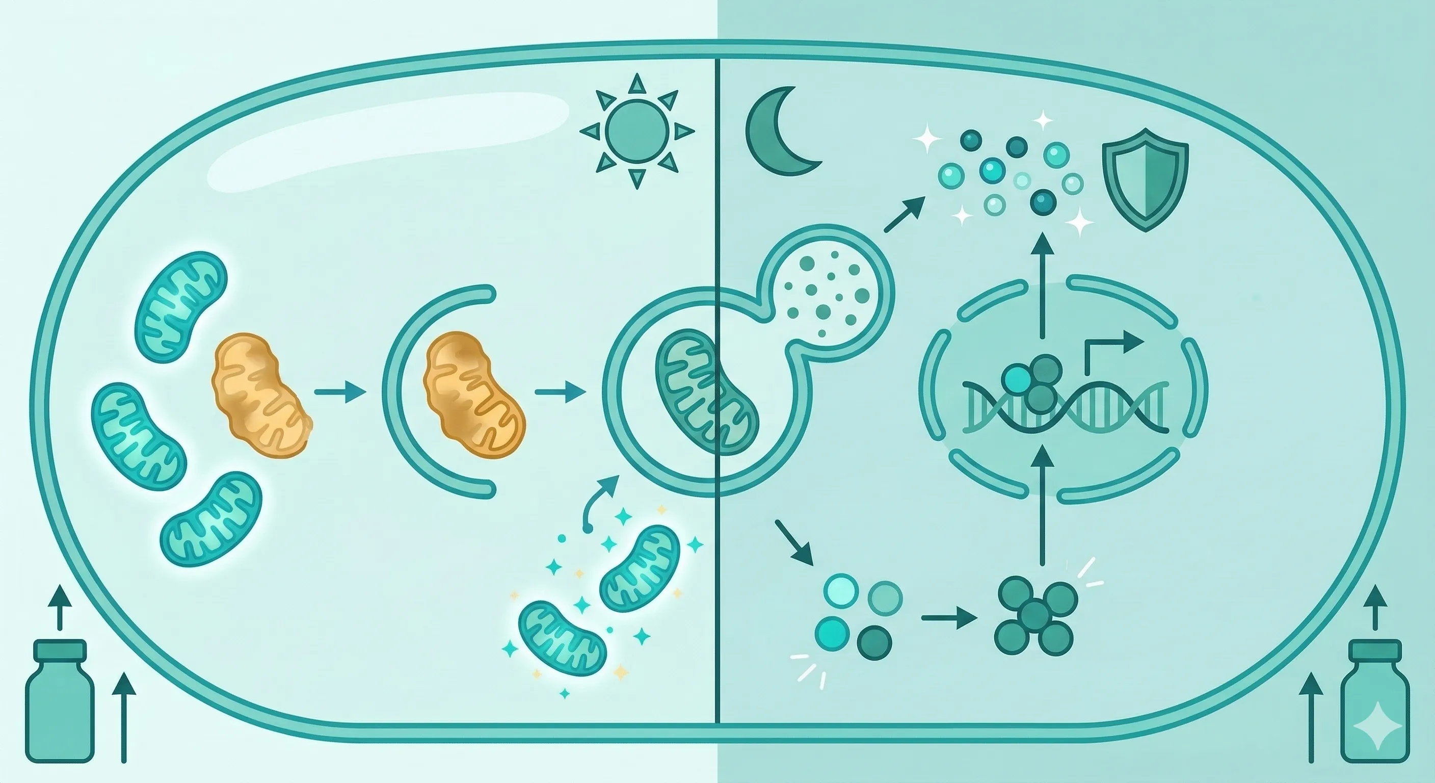 粒線體自噬vsNrf2兩條路徑